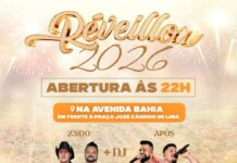 Contagem regressiva para o Réveillon 2025/2026 em Limeira do Oeste